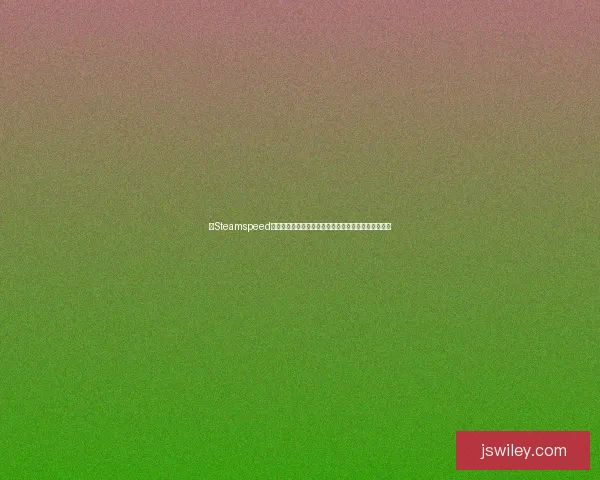 以Steamspeed为核心推动力探究数字化转型中的速度与效率提升策略